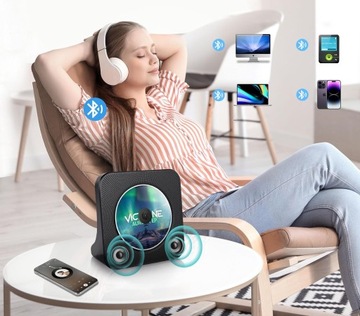 CD-ПЛЕЕР ПОРТАТИВНЫЙ FM-РАДИО CD-ПЛЕЕР НАСТОЛЬНЫЙ ДИНАМИК BLUETOOTH