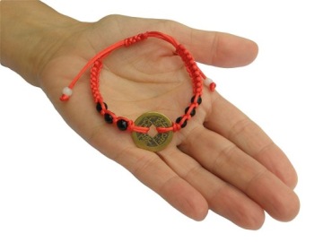 Узор китайской монеты 2 - браслет - фэн-шуй