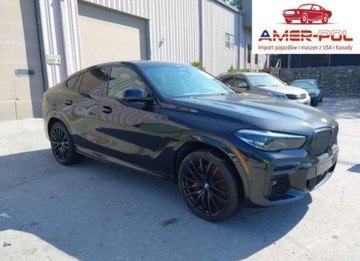 BMW X6 G06 2022 BMW X6 M50i 2022 4.4l 4.4 Benzyna 523KM