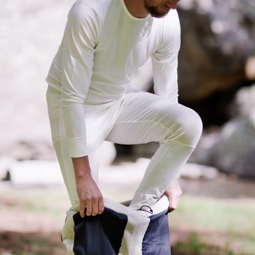 Мужское нижнее белье шерсть MERINO теплый комплект XL