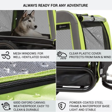 ВЕЛОСИПЕДНЫЙ ПРИЦЕП, СКЛАДНОЙ, КОЛЯСКА ДЛЯ ВЕЛОСИПЕДА, ПОДВЕСКА, 40 КГ