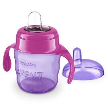 AVENT KUBEK Z UCHWYTEM NIEKAPEK BUTELKA 200 ML 6M+