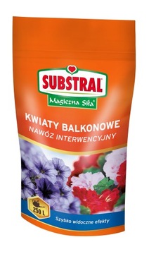 SUBSTRAL Nawóz Magiczna Siła do Kwiatów Balkonowych 250g