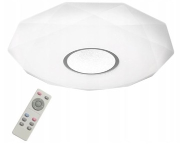 Plafon LED LAMPA SUFITOWA DIAMOND 36W 52cm + pilot