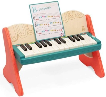 Solidne drewniane pianino Mini Maestro B.Toys 3+