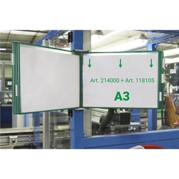 Держатель стены Tarifold, A4, без панелей, 214000