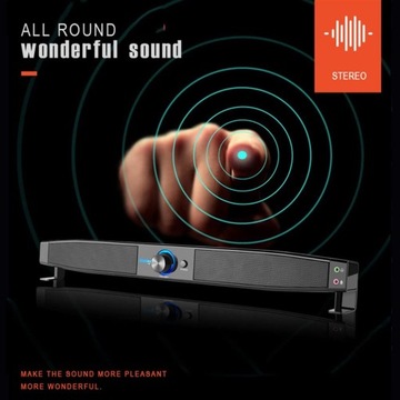 SMALODY SOUNDBAR USB LED ДИНАМИК МИКРОФОН