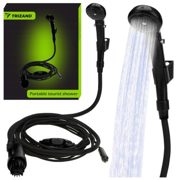 ТУРИСТИЧЕСКИЙ ДУШ ПОРТАТИВНЫЙ ПОЛЕВОЙ ДУШ С ВОДЯНЫМ НАСОСОМ 12 В