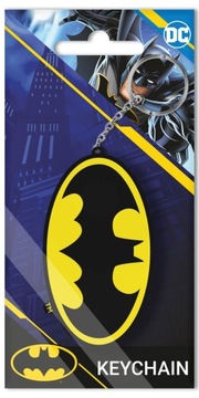 Brelok do kluczy z logo DC Comics Batman gumowy