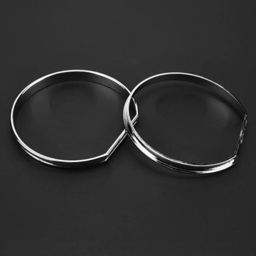 BMW E46 ХРОМИРОВАННАЯ РАМА КОЛЬЦА ЧАСЫ СЧЕТЧИК ЧАСОВ