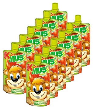 MUS KUBUŚ 12 X 100g JABŁKO BANAN