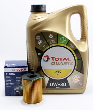 FILTR OLEJU OLEJ TOTAL INEO FIRST 0W30 5L 1.6 BHDI