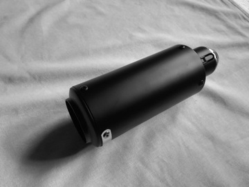Черный глушитель LOUD мотоцикла TUBE MATT