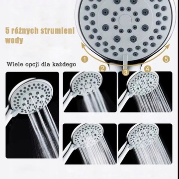 5-ФУНКЦИОНАЛЬНАЯ РУЧКА ДЛЯ ДУША, ХРОМ