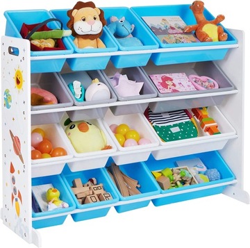 ДЕТСКАЯ ПОЛКА, подставка для детских игрушек, пластиковые контейнеры