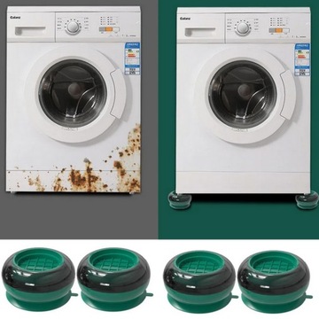 Накладки антивибрационные, противоскользящие для стиральных, посудомоечных машин и холодильников, 4 шт.