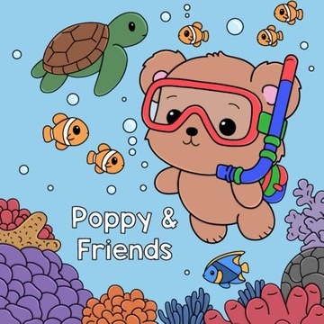 Best, Stella Poppy and Friends Colouring Book for Adults and Children