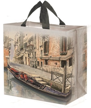 Torba materiałowa na zakupy 38x22x40 cm Wenecja