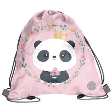 WOREK SZKOLNY NA OBUWIE PASO PANDA DLA DZIEWCZYNKI WORKOPLECAK RÓŻOWY