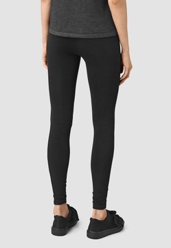 AllSaints damskie czarne legginsy slim defekt S