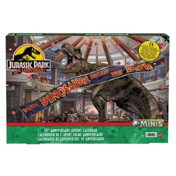 JURASSIC WORLD KALENDARZ ADWENTOWY 2023 HTK45 - SUPER ZESTAW