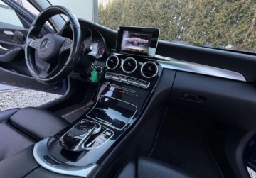 Mercedes Klasa C W205 Limuzyna 200 184KM 2015 Mercedes-Benz Klasa C lift AUTOMAT SKORY 184KM LED perfekcyjny navi, zdjęcie 14