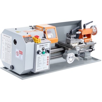 Токарный станок по металлу VEVOR 755 X 320 X 300 мм, 500 Вт Токарный станок по тяжелому металлу