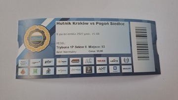 HUTNIK KRAKÓW - POGOŃ SIEDLCE 08-10-2022
