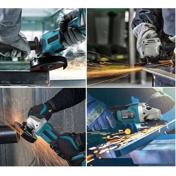 Аккумуляторная угловая шлифовальная машина 125 мм, 2 аккумулятора