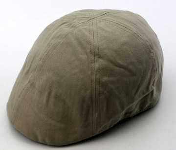 Kaszkiet męski Czapka męska 57cm super jakość Beżowy Bez wzoru
