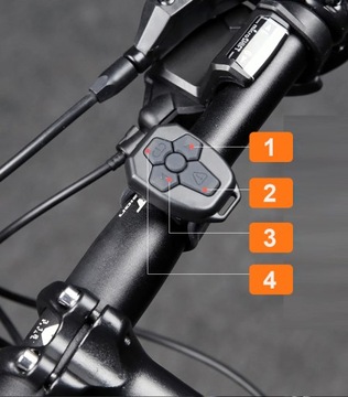 Задний фонарь для велосипеда USB 36LED 50Lm Функция Сигналы поворота + Стоп + Пульт дистанционного управления