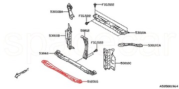 DÍL VÝZTUHA ČELNÍ