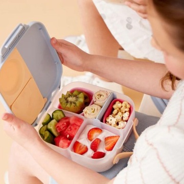 B.BOX MINI LUNCHBOX SUNDAY BOX КОНТЕЙНЕР 1000 мл / КЛУБНИЧНЫЙ ШЕЙК