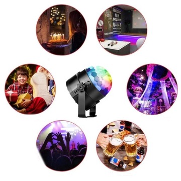 Disco Bullet Disco Проектор светодиодный отражатель RGB