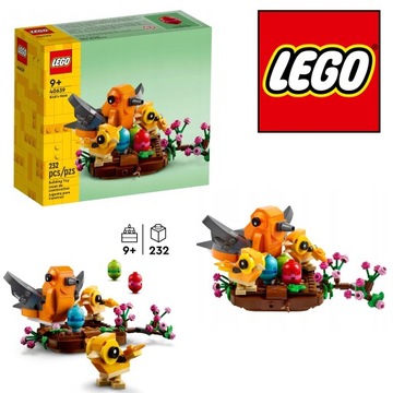 LEGO Ideas 40639 Ptasie Gniazdo Ptak Jajka Pisanki Ozdoba Wielkanoc