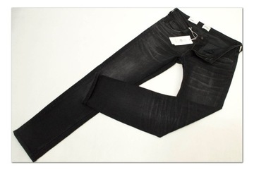 Mustang Oregon Tapered Black spodnie jeans W33 L32