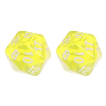 ZESTAW 2 KOSTEK K20 RPG FUTURYSTYCZNE SPOJRZENIE KOŚĆ DWUDZIESTOŚCIENNA