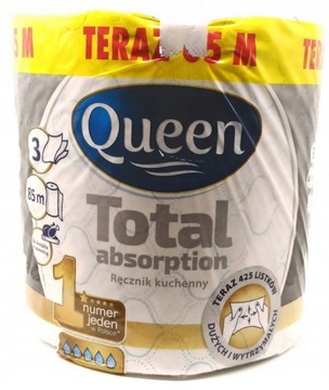 Queen Total Absorption Ręcznik kuchenny 3 war 85m