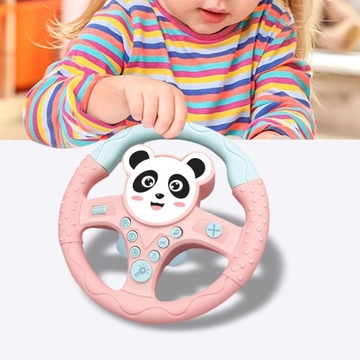 Interaktywna zabawka dla niemowląt z piosenkami i światełkami, Panda