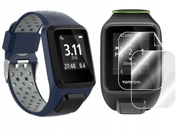 PASEK DO ZEGARKA TOMTOM RUNNER SPARK 2 3 + FOLIA