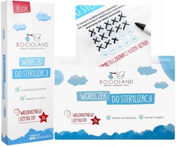 BOCIOLAND WORECZKI do sterylizacji w kuchence mikrofalowej