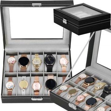 ОРГАНАЙЗЕР ДЛЯ ЧАСОВ, 10 шт., JEWELRY BOX, ELEGANT BOX