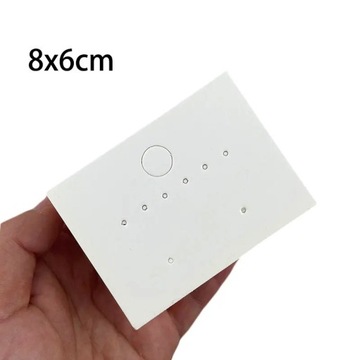 50pcs Earrings Packing Cards Smiling Face Dis