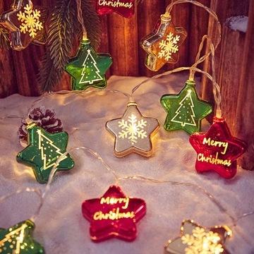 Рождественские безделушки 3M своими руками, декоративные рождественские цвета, звезды