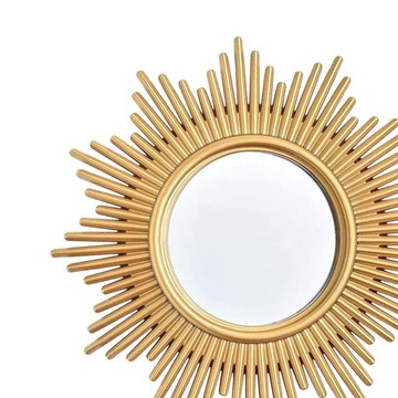 2 круглых настенных зеркала, современное настенное зеркало из золотого стекла