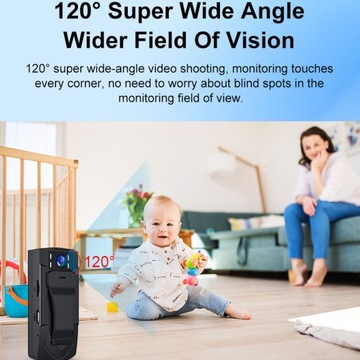 Kamera korpusowa Nagrywanie wideo 1080P Poręc