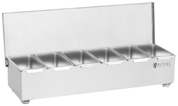 Контейнер для барменов 6x 450 мл Royal Catering RCCBS 6