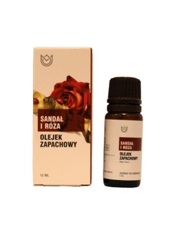 Olejek zapachowy Sandał i róża, Naturalne aromaty