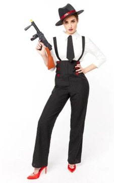 Damski kostium Gangster Lady Clarice S lata 20 30