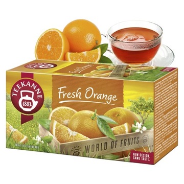 TEEKANNE FRESH ORANGE herbata HERBATKA OWOCOWA pomarańczowa 20 TOREBEK